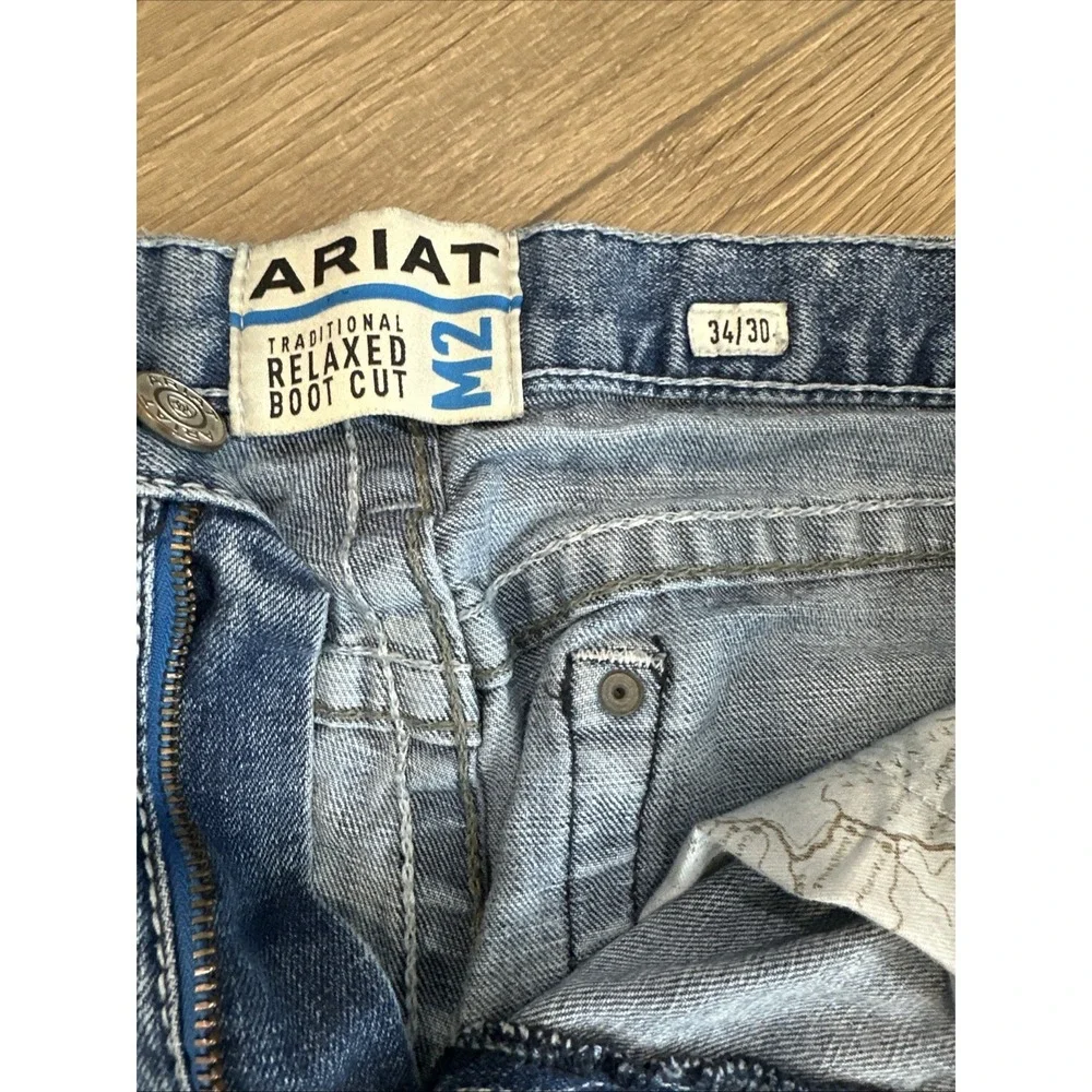 Ariat Men's Traditional, Relaxed, Boot Cut Jeans Size 34/30